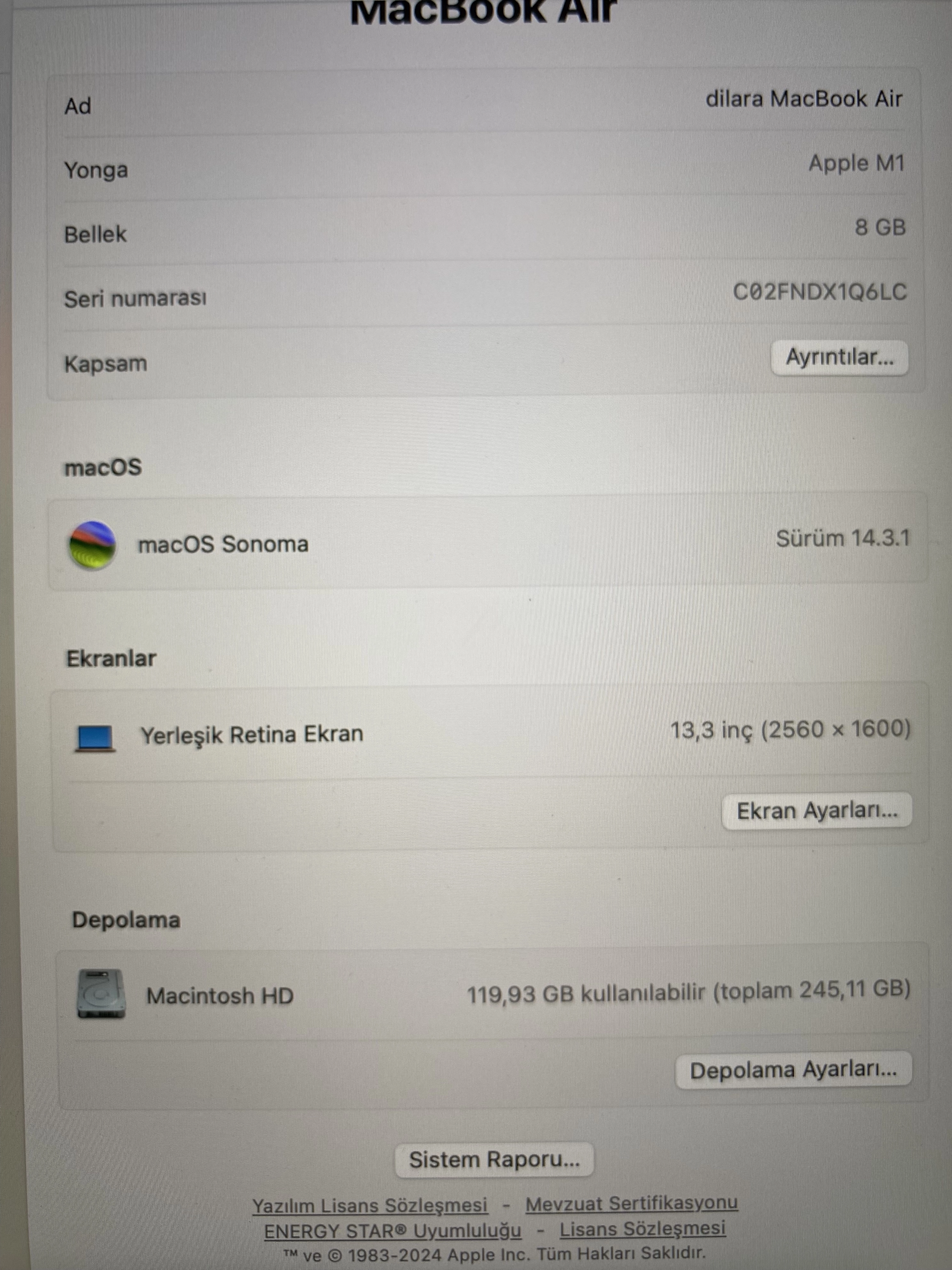 MACBOOK AIR M1 (2021) ROSE