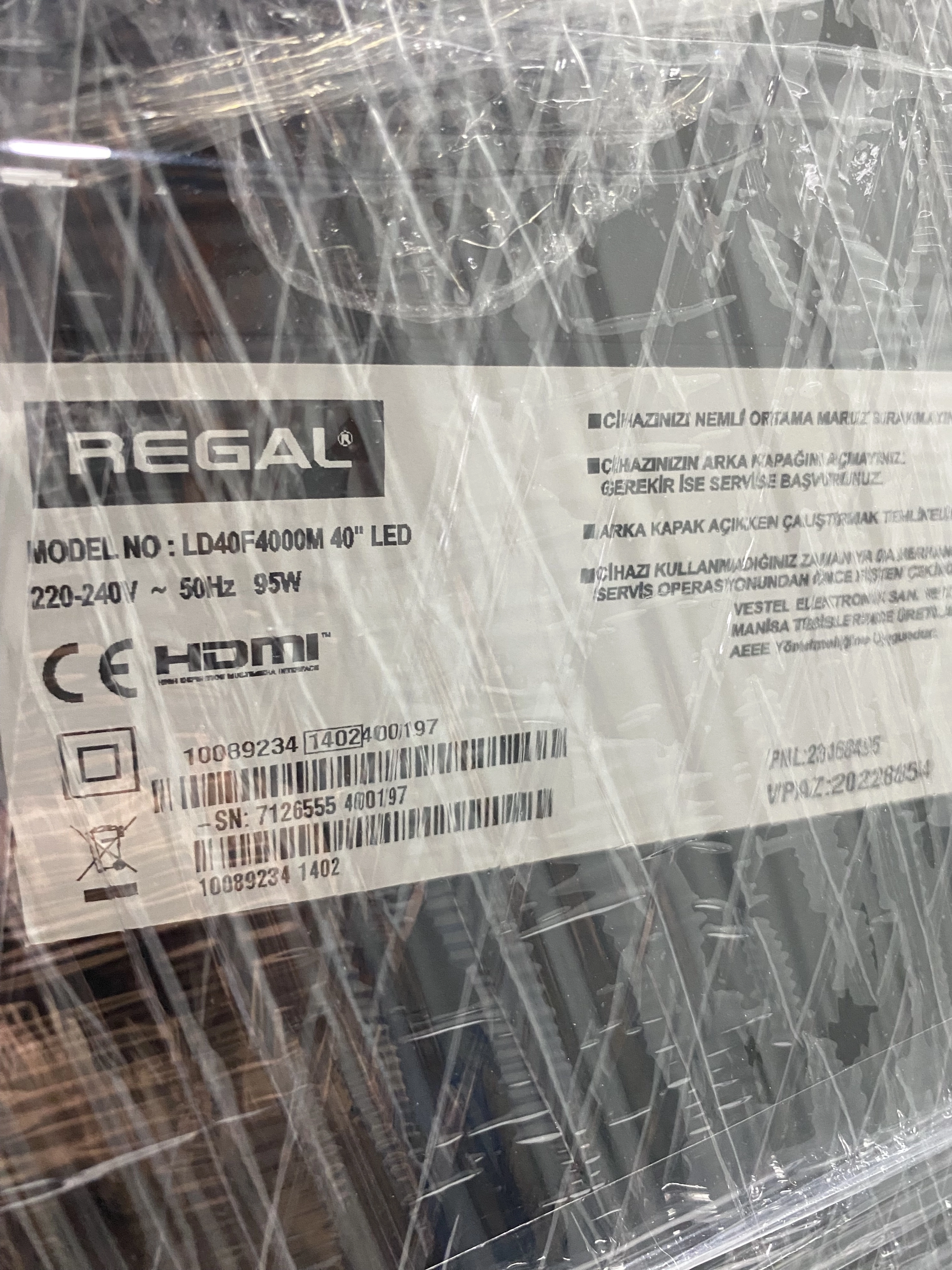 Regal 40’’ Led Televizyon