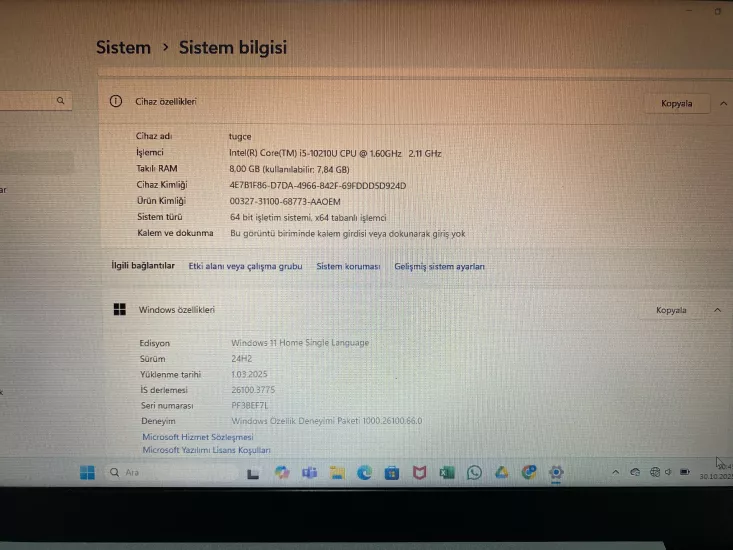 LENOVO IDEAPAD NOTEBOOK (GRİ)